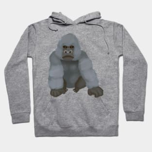 Cute Gorilla Drawing Hoodie